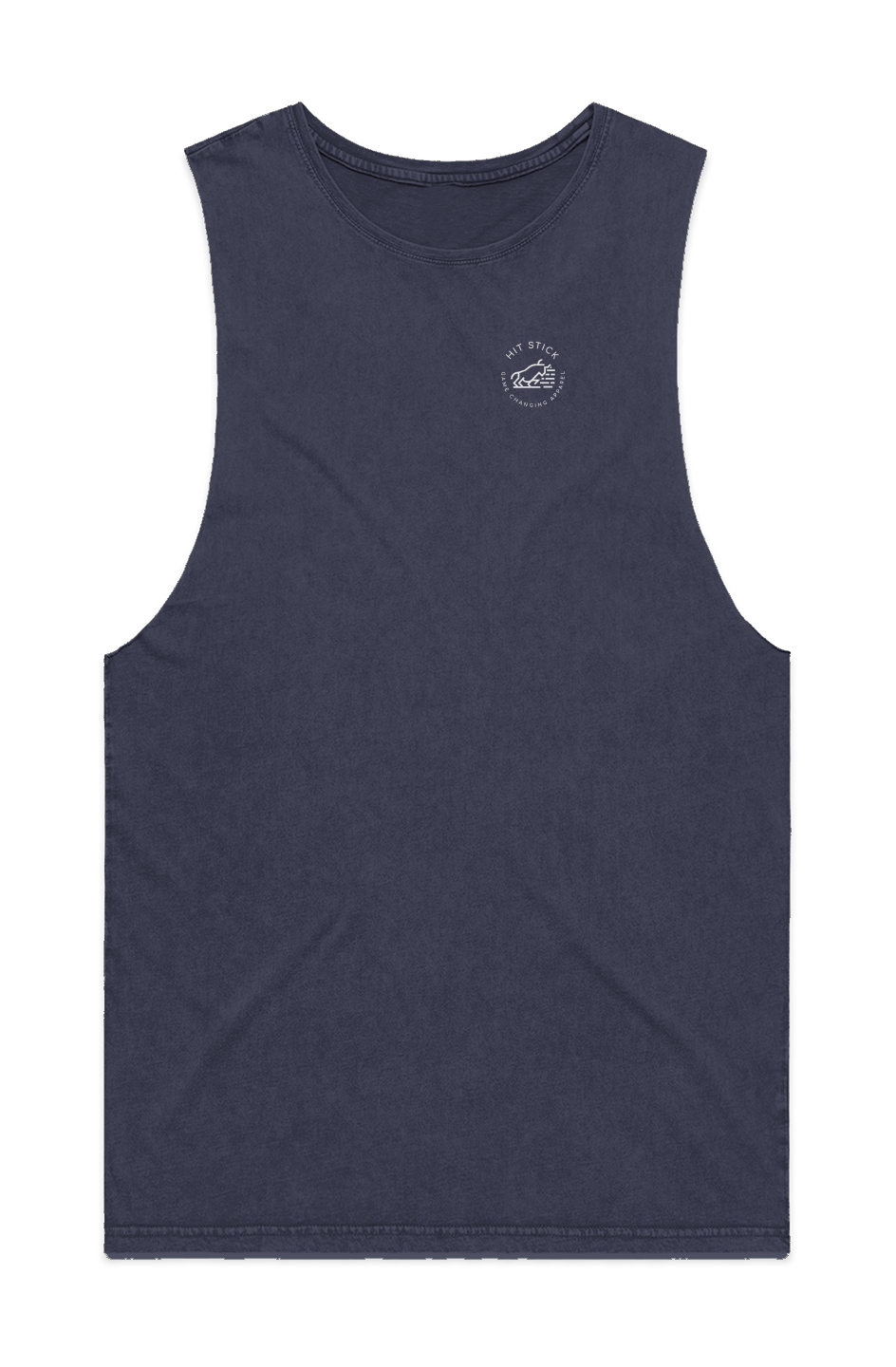 MENS STONE WASH BARNARD TANK