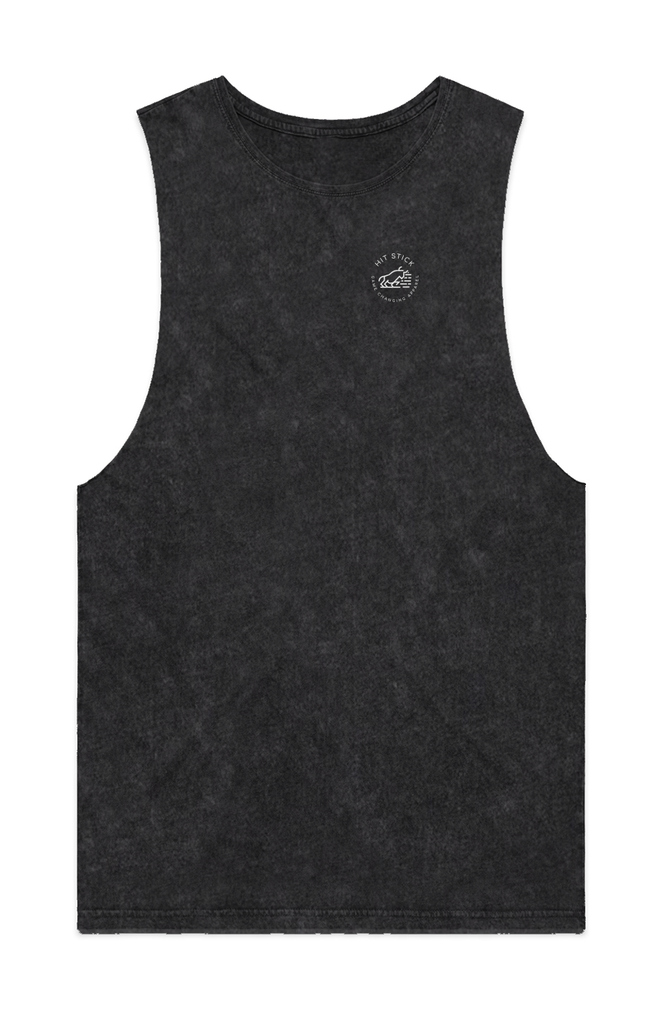 MENS STONE WASH BARNARD TANK